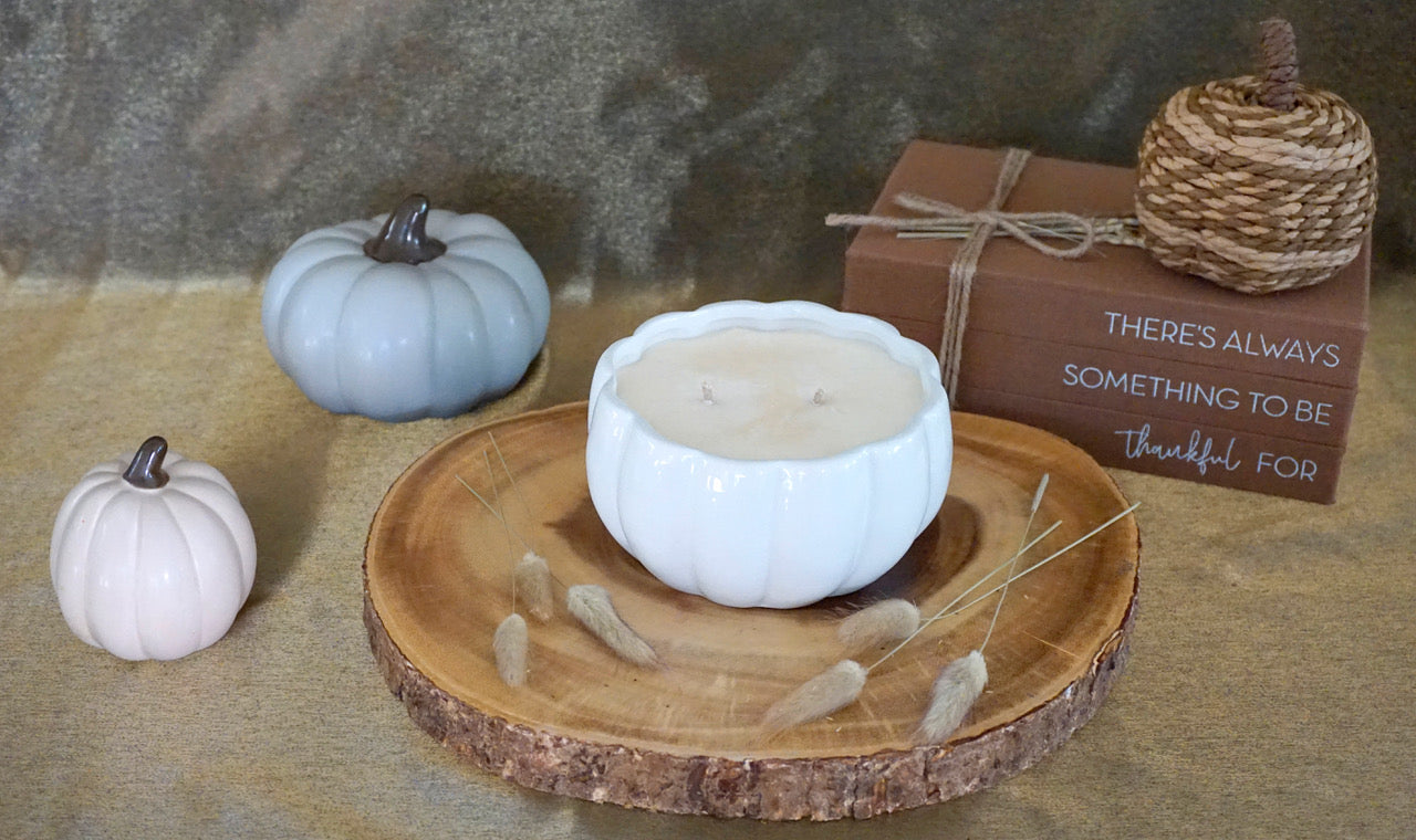 White Pumpkin Candle